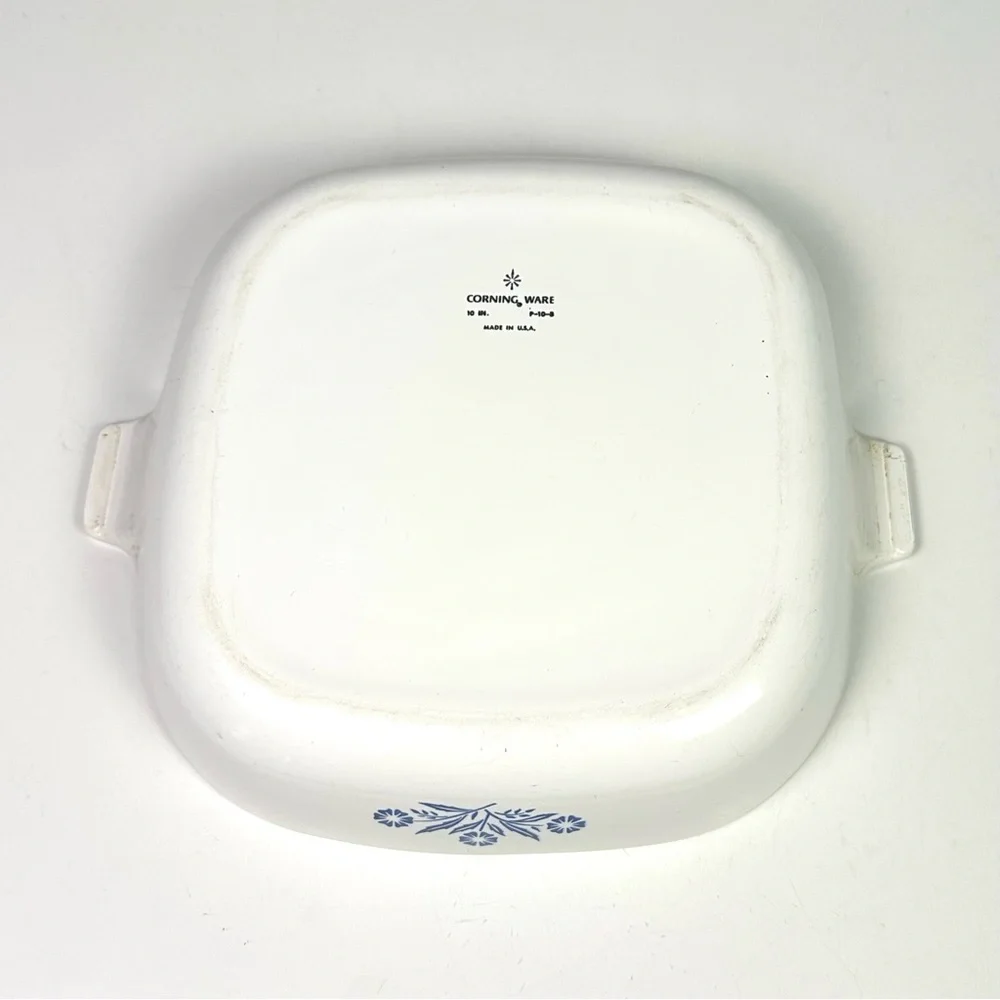 Corning Ware Vintage Blue Cornflower Blue 10 In Casserole Dish